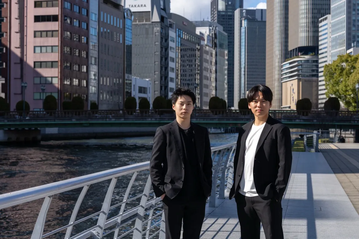 運営会社ChumTechの村岡新之佑と平田慎之助